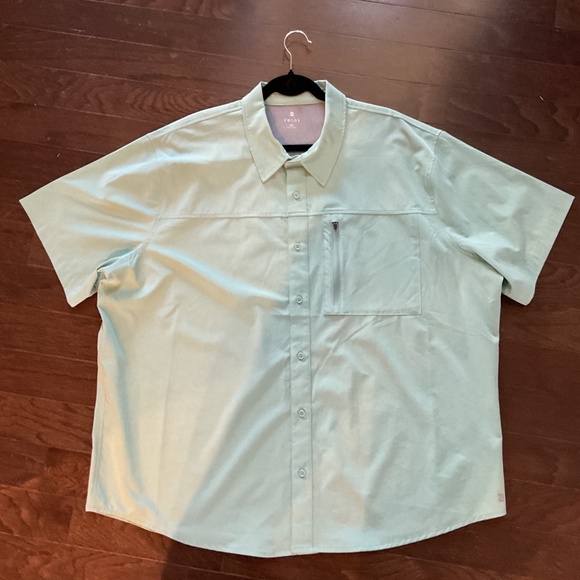 Zelos Short Sleeve Hybrid Shirt - XXL - Dewy Moss - Picture 5 of 6